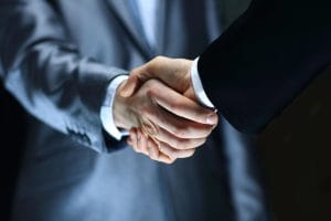 Business deal partnership