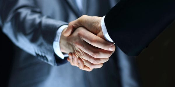 Business deal partnership